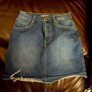 small denim jean skirt